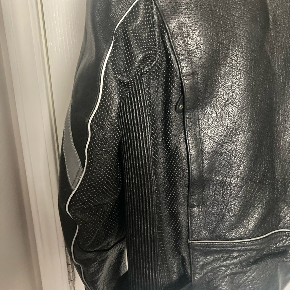 X Element Leather Motorcycle Jacket - image 4